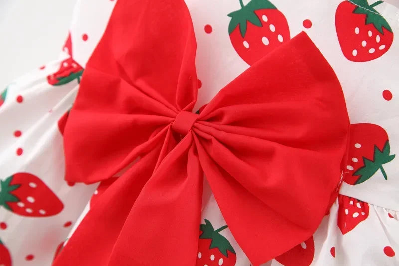 Summer Girl Dress Sweet Strawberry