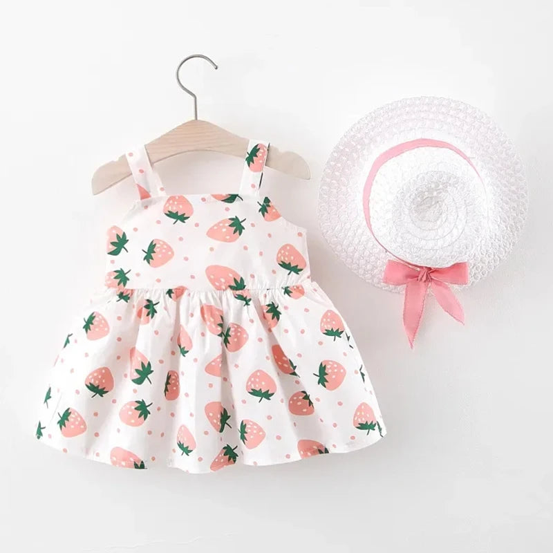 Summer Girl Dress Sweet Strawberry